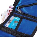 Porte-feuille en polyester avec fermeture scratch