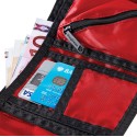 Porte-feuille en polyester avec fermeture scratch