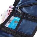 Porte-feuille en polyester avec fermeture scratch