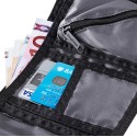Porte-feuille en polyester avec fermeture scratch