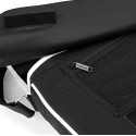 Sacoche messenger style rétro, bandoulière ajustable, 12 litres