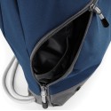 Sac de sport en polyester avec plusieurs compartiments, cordon épais