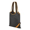 Sac de course en polyester portatif, repliable dans un petit sac