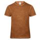 T-shirt homme effet denim teinté à froid, coton ring spun, 145 g/m²