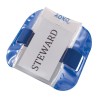 Brassard PVC avec ouverture pour étiquette, cordon de serrage