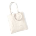 Tote bag, sac shopping coton vierge, 140 g/m²