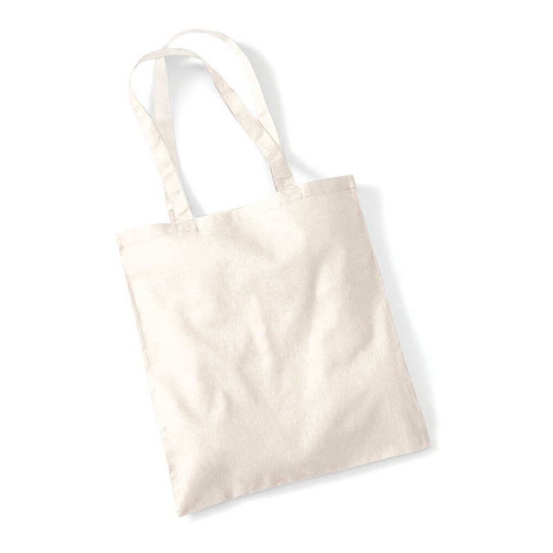 Tote bag, sac shopping coton écru vierge à personnaliser