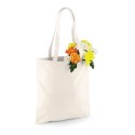 Tote bag, sac shopping coton écru vierge, 140 g/m²