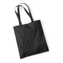 Tote bag, sac shopping coton noir vierge à personnaliser