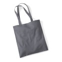 Tote bag, sac shopping coton gris foncé vierge à personnaliser