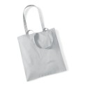 Tote bag, sac shopping coton gris clair