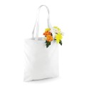 Tote bag, sac shopping coton blanc vierge, 140 g/m²
