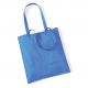 Tote bag, sac shopping coton bleu bleuet