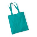 Tote bag, sac shopping coton bleu canard vierge à personnaliser