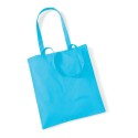Tote bag, sac shopping coton bleu surf
