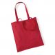 Tote bag, sac shopping coton rouge