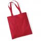 Tote bag, sac shopping coton rouge vierge à personnaliser