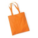 Tote bag, sac shopping coton orange vierge à personnaliser