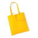 Tote bag, sac shopping coton jaune tournesol