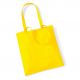 Tote bag, sac shopping coton jaune