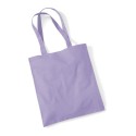 Tote bag, sac shopping coton lavande vierge à personnaliser