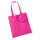Tote bag, sac shopping coton rose fushia