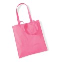 Tote bag, sac shopping coton rose