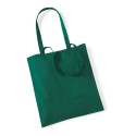 Tote bag, sac shopping coton vert bouteille