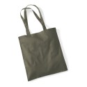 Tote bag, sac shopping coton vert olive vierge à personnaliser