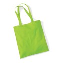 Tote bag, sac shopping coton vert citron vierge à personnaliser