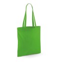 Tote bag, sac shopping coton vert pomme vierge à personnaliser