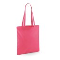 Tote bag, sac shopping coton vierge rose dubarry à personnaliser
