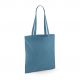 Tote bag, sac shopping coton bleu indigo vierge à personnaliser