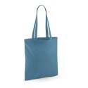 Tote bag, sac shopping coton bleu indigo vierge à personnaliser