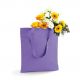 Tote bag, sac shopping coton violet lilas vierge, 140 g/m²