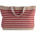 Très grand sac fourre-tout en juco, anses courtes, 280 g/m²