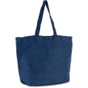 Grand sac shopping en juco uni, anses longues, 300 g/m²