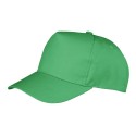 Casquette 5 panels pas cher, fermeture velcro en polycoton