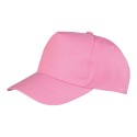 Casquette 5 panels pas cher, fermeture velcro en polycoton