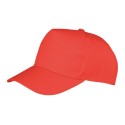 Casquette 5 panels pas cher, fermeture velcro en polycoton