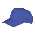 Casquette 5 panels pas cher, fermeture velcro en polycoton
