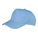 Casquette 5 panels pas cher, fermeture velcro en polycoton
