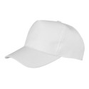 Casquette 5 panels pas cher, fermeture velcro en polycoton