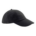 Casquette profil bas en coton drill, visière courte