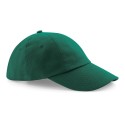 Casquette profil bas en coton drill, visière courte