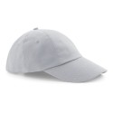 Casquette profil bas en coton drill, visière courte