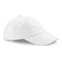 Casquette profil bas en coton drill, visière courte