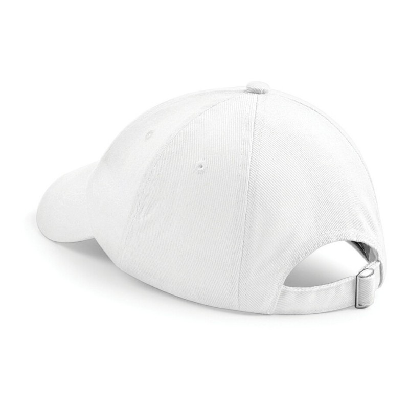 Casquette profil bas en coton drill, visière courte