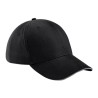 Casquette de sport à 6 panneaux en coton brossé