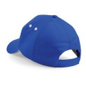 Casquette bicolore 5 panneaux en coton drill